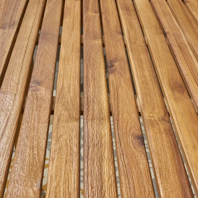 Nadia 7pc Wood & Wicker Expandable Patio Dining Set - Natural/Brown/Beige - Christopher Knight Home 5 Nadia 7pc Wood & Wicker Expandable Patio Dining Set - Natural/Brown/Beige - Christopher Knight Home - Image 5