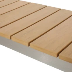 Cibola Outdoor Aluminum Dining Bench - Natural/Silver - Christopher Knight Home -Knight Outdoor Cheap Store GUEST fec55fa9 0f16 41b9 8c1d 1220c74f2875