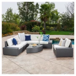 Santa Cruz 7pc Wicker Sofa Set With Cushions - Christopher Knight Home 9 Santa Cruz 7pc Wicker Sofa Set With Cushions - Christopher Knight Home -Knight Outdoor Cheap Store GUEST ffa64118 038a 4fca 9819 e4d431c61c6b