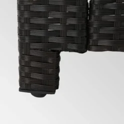 Puerta 5pc Wicker Sofa Chat Set - Dark Brown/Beige - Christopher Knight Home -Knight Outdoor Cheap Store GUEST ffee4a11 afb2 46c5 a376 1ca81a4eaa97